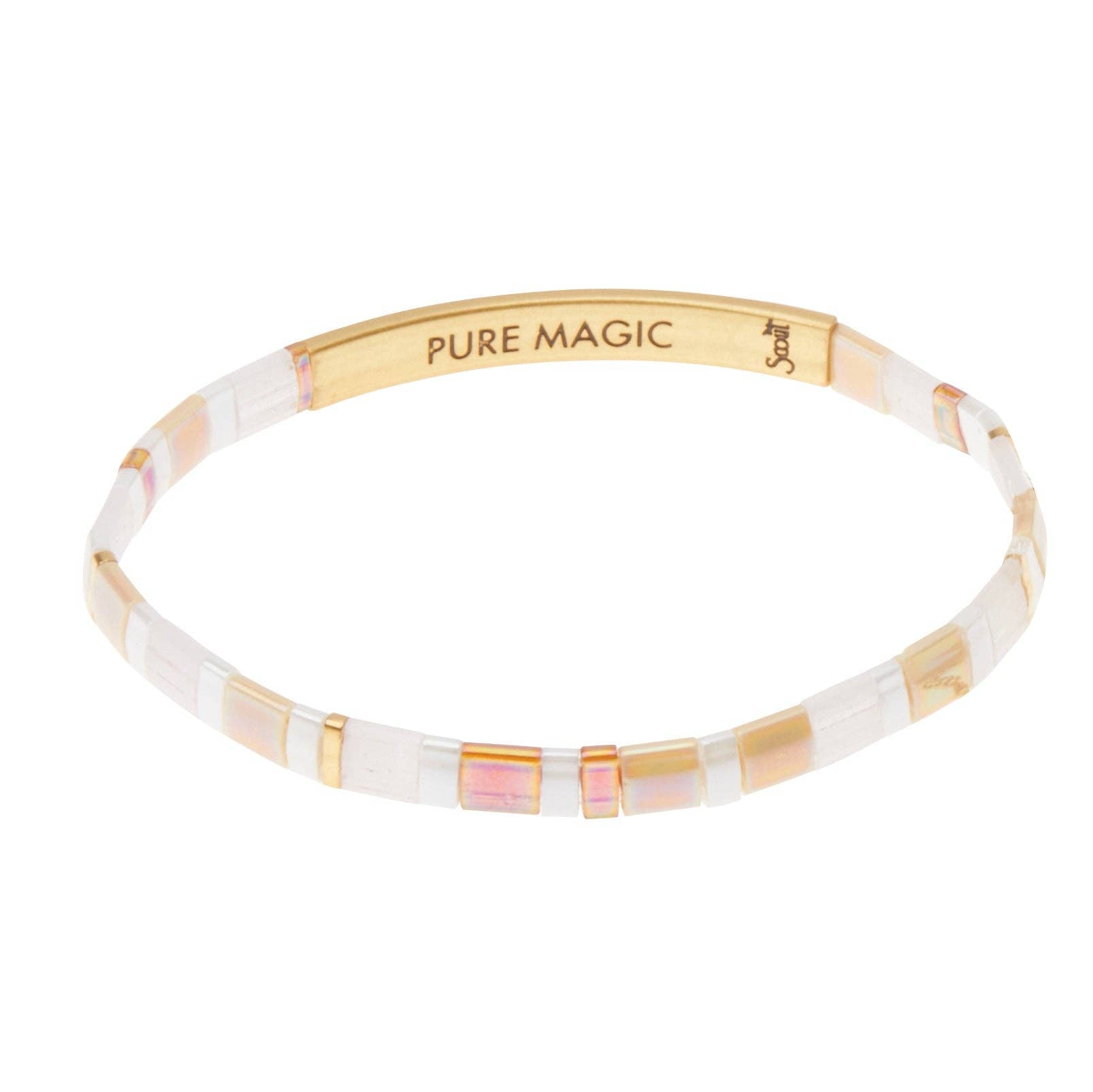 Miyuki Bracelet | Pure Magic - Neutral/Gold