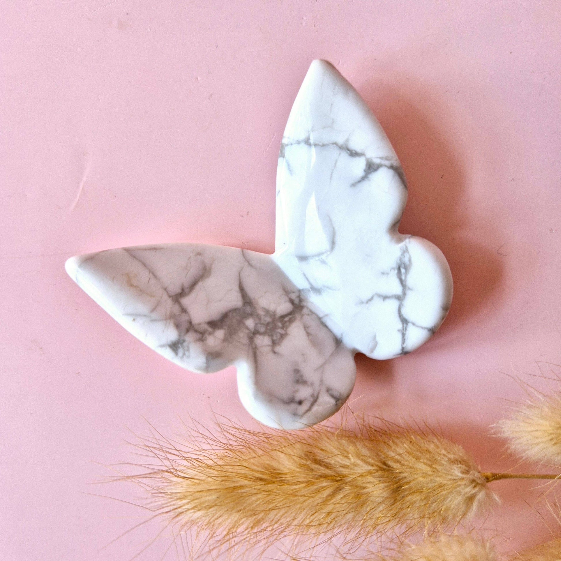 Gemstone Butterfly  – Howlite