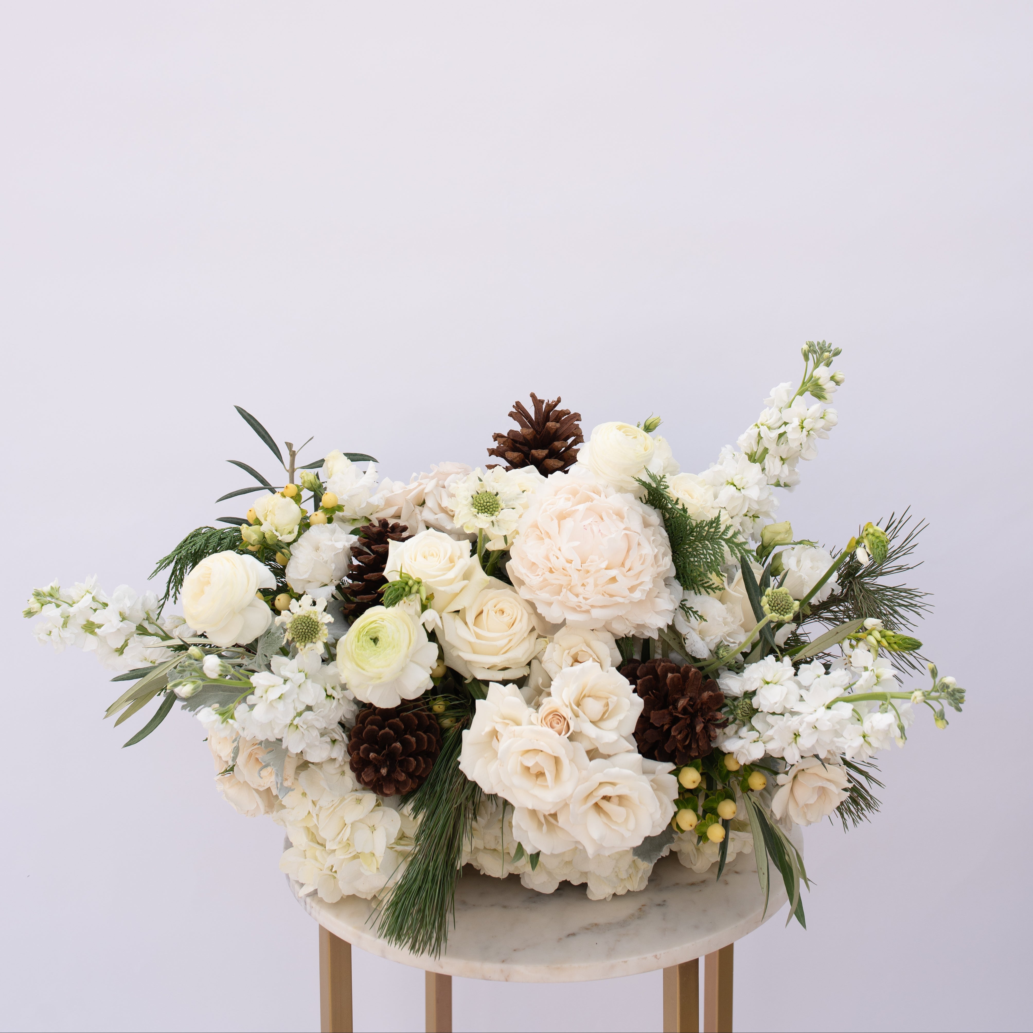 White Christmas Tablescape – Something Pretty Floral - The Shop