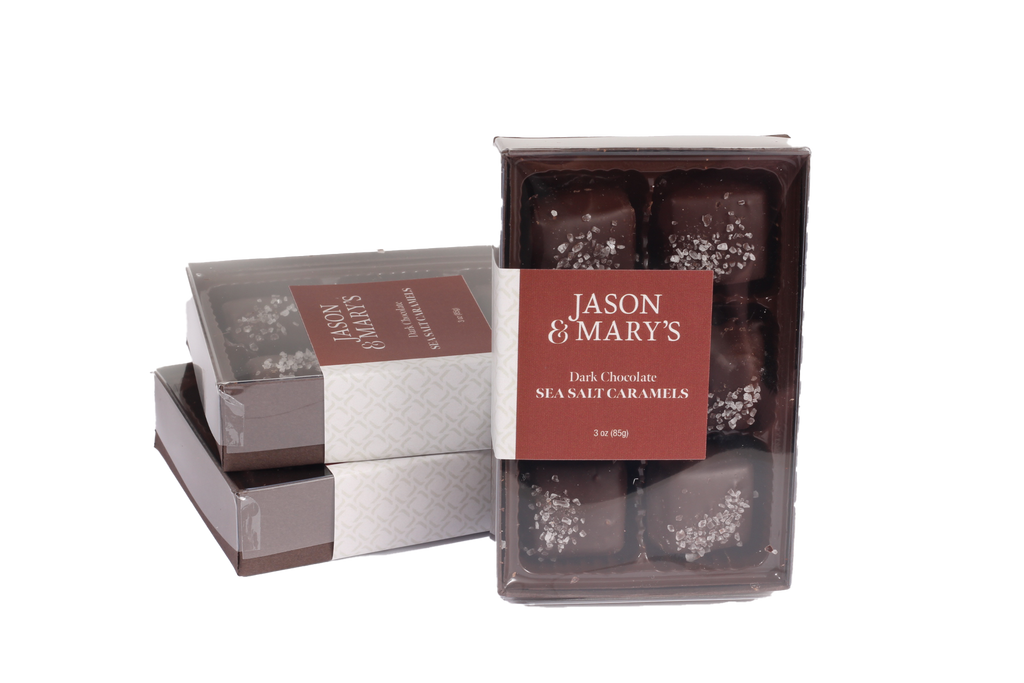 Dark Chocolate Sea Salt Caramels