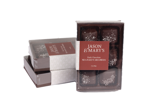 Dark Chocolate Sea Salt Caramels