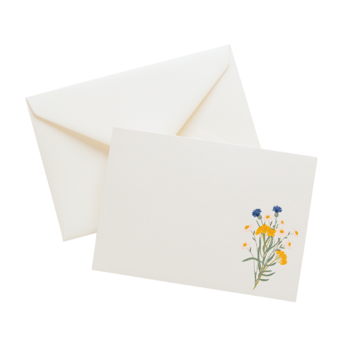 Handwritten Note- WILDFLOWERS Mini Card