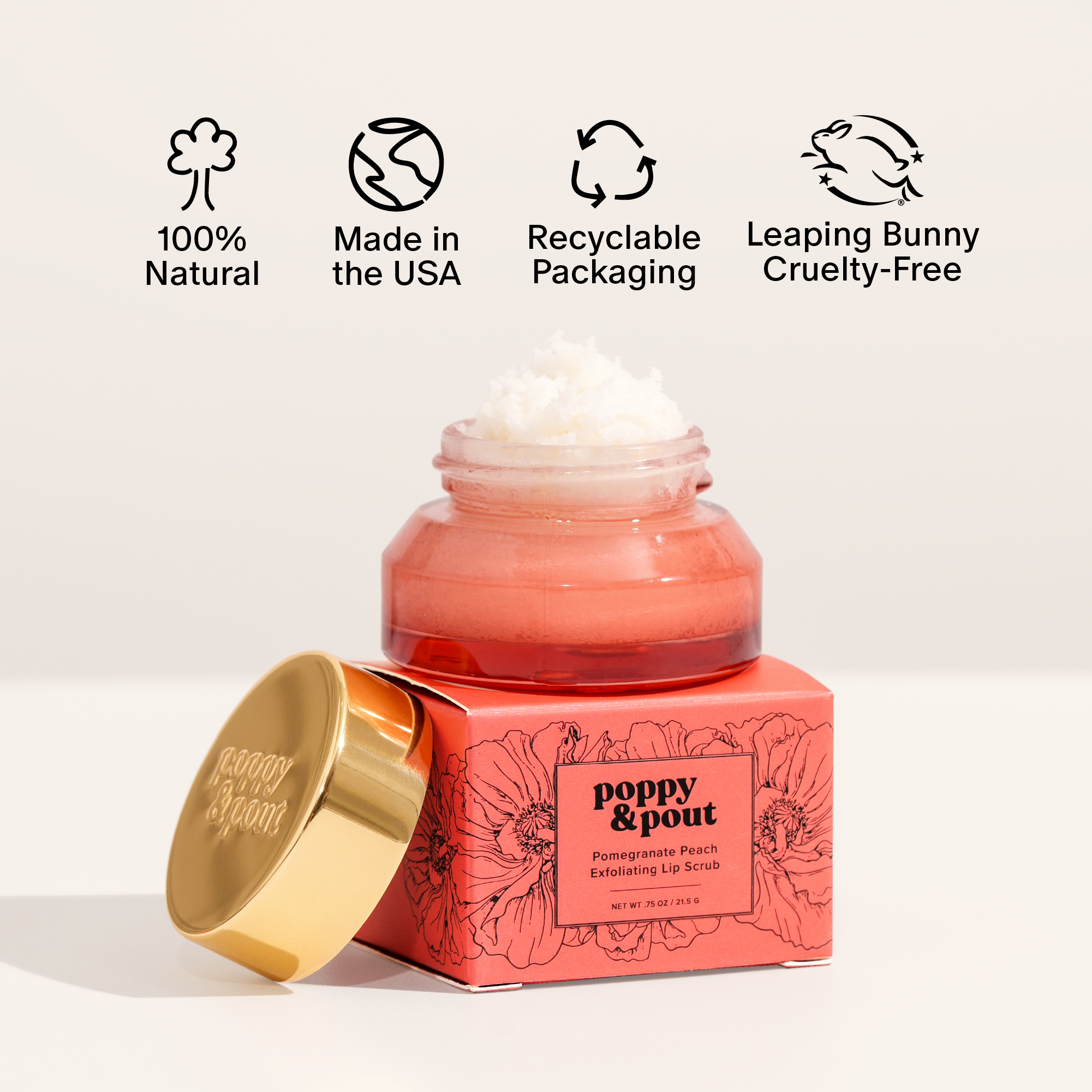 Lip Scrub - Pomegranate Peach